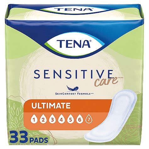 Tena Intimates Ultimate Pads 33 Count Shoprite
