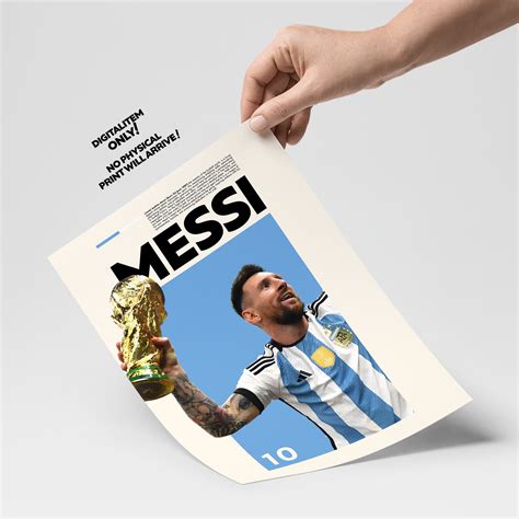 Messi, Argentina Football Team, Sports Poster, High Resolution, Soccer