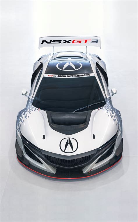 Black And White Acura Coupe Acura NSX Race Cars Vehicle Car HD