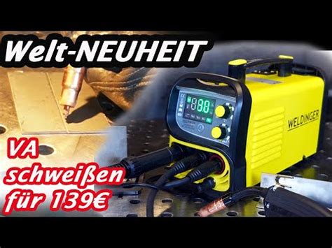 Das erste Fülldrahtschweißgerät für Edelstahl ! ME 130 mini - YouTube