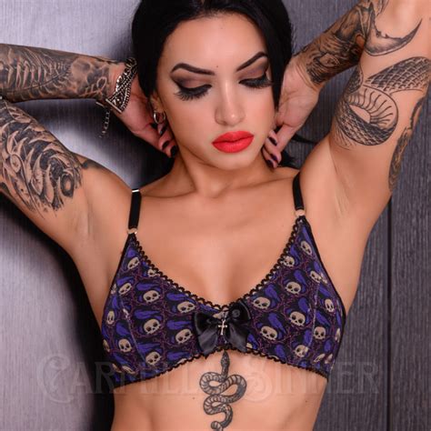 Skull Raven Set Lingerie Set Skull Bralette Lingerie Gothic Lingerie Handcraft Lingerie