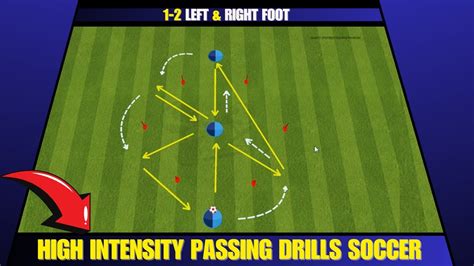 High Intensity Passing Drills Soccer Youtube