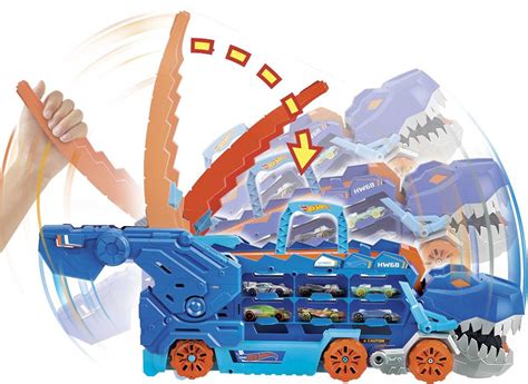 Hot Wheels City Ultimate Hauler Transporter Lekesett Med To Lekebiler Inkludert Hng