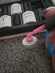 Amazon AILLSA Pink Gel Nail Polish Set Black Hot Pink Light Nude Pink Gel Polish With Base