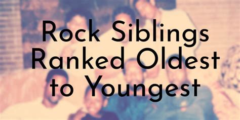 Chris Rocks 7 Siblings Ranked Oldest to Youngest - Oldest.org