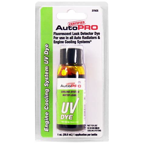 A/C Certified Pro Cooling System UV Dye 1oz