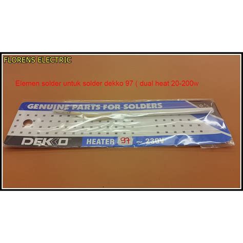 jual elemen solder   solder dekko  dual heat