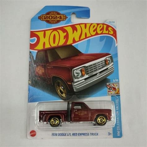 Hot Wheels C Dodge Li L Red Express Truck Pickup Lot C Shopee Malaysia