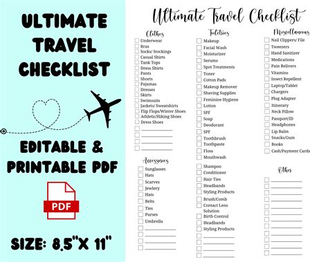 Free Printable Country Checklist: Travel Tracker! - Printables for Everyone