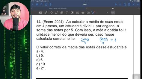 Ao Calcular A Media De Suas Notas Em 4 Provas - Ao calcular a média de suas notas em 4 provas, um estudante dividiu ...