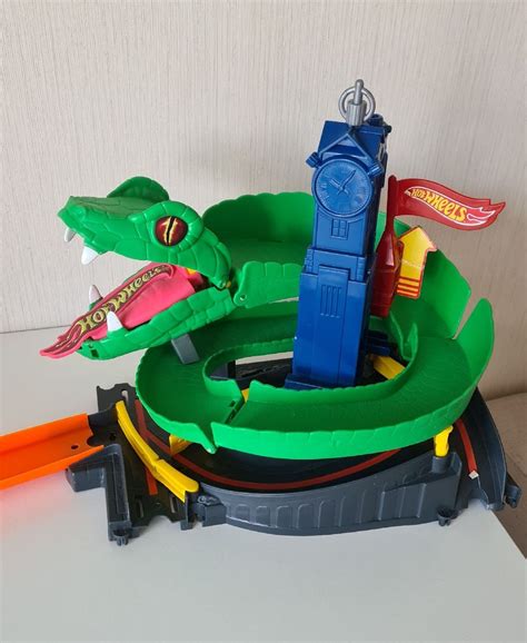 Pista Hot Wheels Ataque Da Cobra Brinquedo Hot Wheels Usado Enjoei