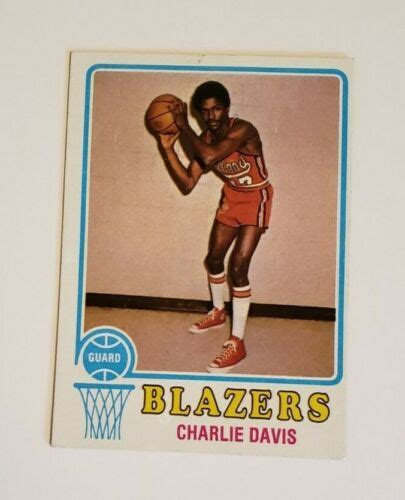 Topps Nba Basketball Card Portland Trail Blazers Charlie Davis