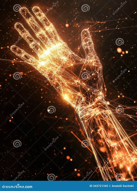 This Artwork Depicts a Futuristic Prosthetic Arm Activated by Neural