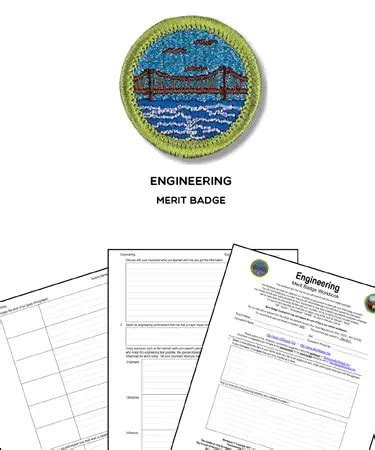 📛 Engineering Merit Badge (WORKSHEET & REQUIREMENTS)