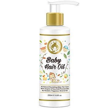 Melhor Óleo Para Cabelo Infantil - Óleo de cabelo de bebê da mãe e do mundo com óleo natural orgânico e ...