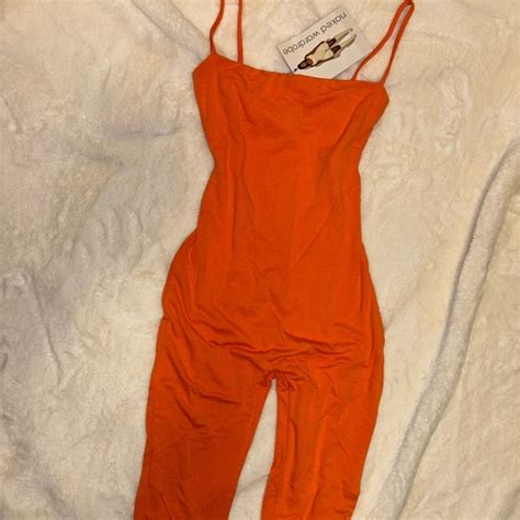 Naked Wardrobe Pants Jumpsuits Bnwt Naked Wadrobe Cropped Leg Jumpsuit Poshmark