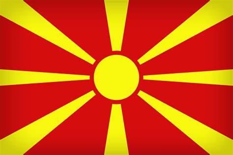 Macedonia Large Flag | Gallery Yopriceville - High-Quality Images and