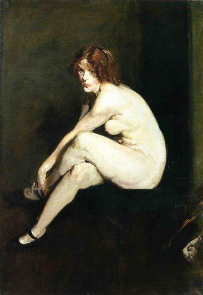 Nude Girl Miss Leslie Hall By George Wesley Bellows Oil Painting Reproduction For Sale