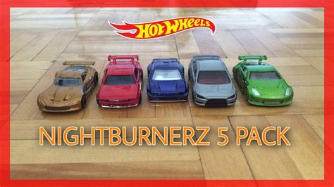 Hot Wheels Nightburnerz 5 Pack YouTube