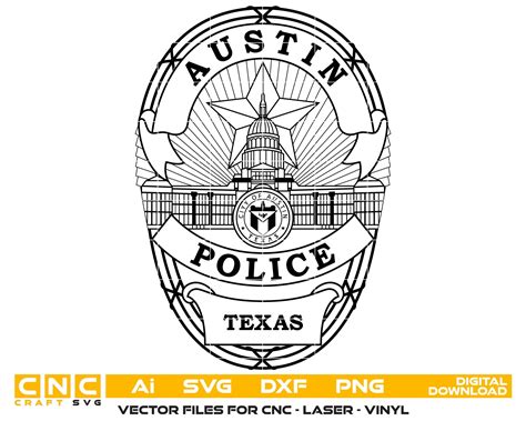Austin Police Department Badge, Texas