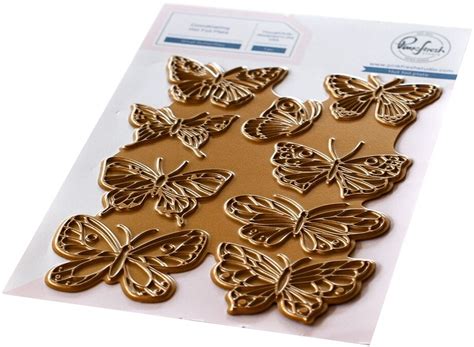 Pinkfresh Studio Hot Foil Plate Small Butterflies Michaels