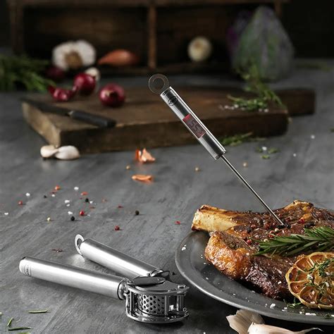 Termometer Gourmet 22 cm stål - Rösle » Bokklubben