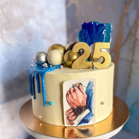 Торты на 25 лет парню 39 фото с ценами скидками и доставкой в Москве