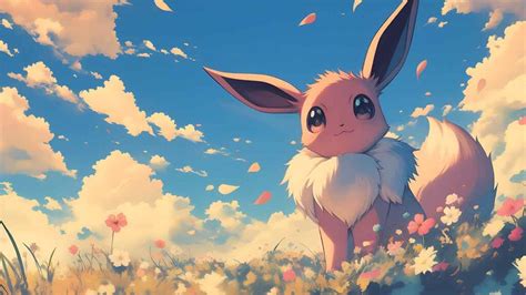 Eevee Desktop Wallpaper in 4K - Cool and Free Pokemon Wallpaper