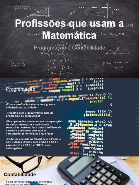 Profissoes Que Envolvem Matematica - Profissões Que Usam A Matemática | PDF
