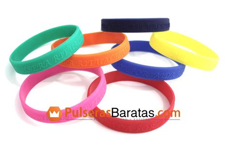 Pulseras De Silicona Personalizadas Pulserasbaratas