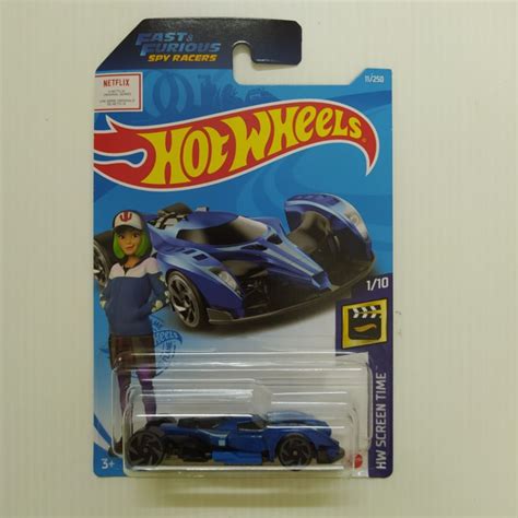 Hot Wheels Netflix Fast Furious Spy Racers Hyperfin Hw Screen Time Shopee Singapore
