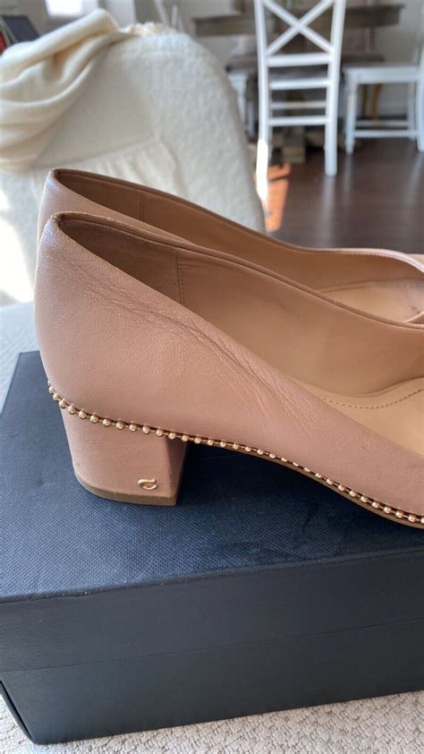 Coach Stud Flats Nude Gem