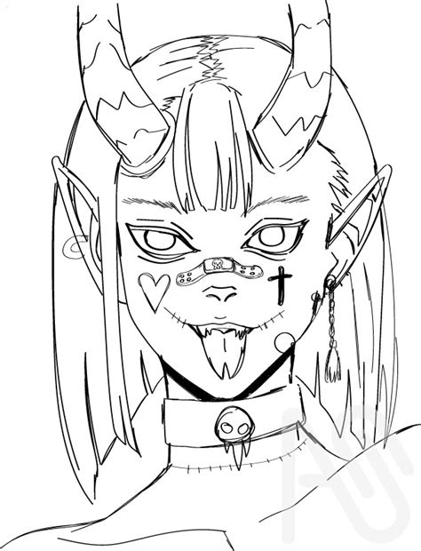 Demon Girl Hajime Illustrations Art Street