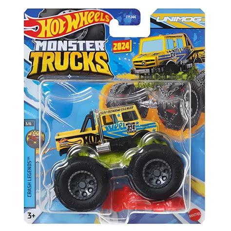 Hot Wheels Monster Trucks Unimog 1 64 Mattel Papelaria Pigmeu