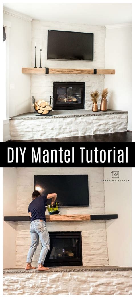 Diy Mantel Tutorial Taryn Whiteaker Designs