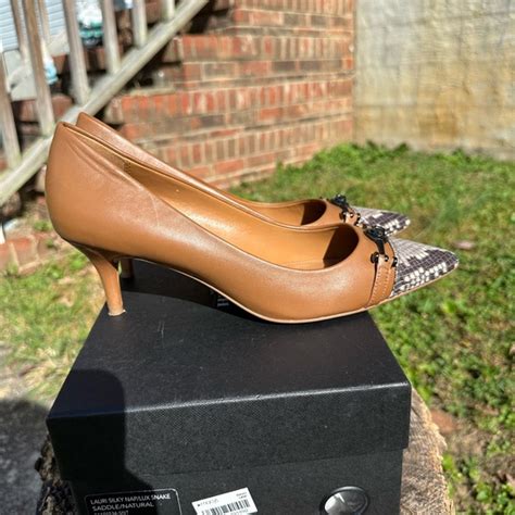 Coach Shoes Coach Lauri Nude Snake Pumps Size With Box Poshmark