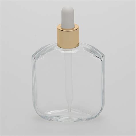 Bulkperfumebottles Oz Ml Line Striped Clear Glass Bottle