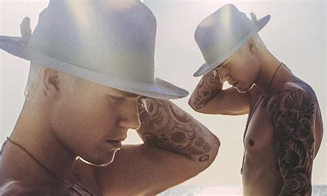 Justin Bieber Naked For Clash Magazine S Th Issue Daily Mail Online