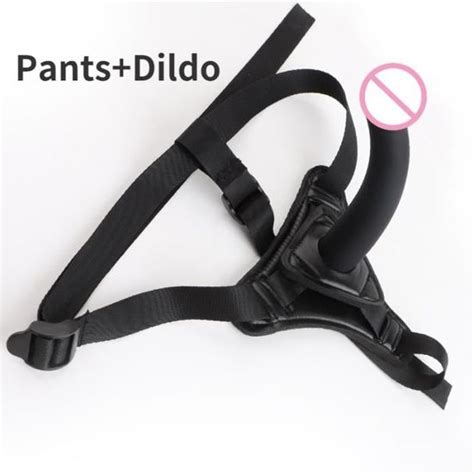 pants Dildo Sangle de pénis réaliste pour femme gode pantalon culotte harnais ceinture