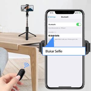 Blukar Perche Selfie Bluetooth En Selfie Stick Tr Pied B Ton