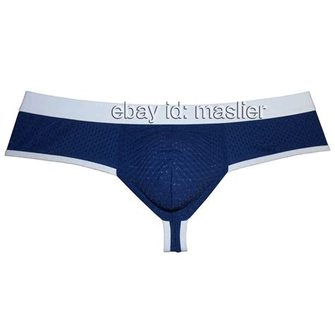 Men S Cheeky Pouch Boxers Thong Breathable Brazilain Bikini Underwear Ebay