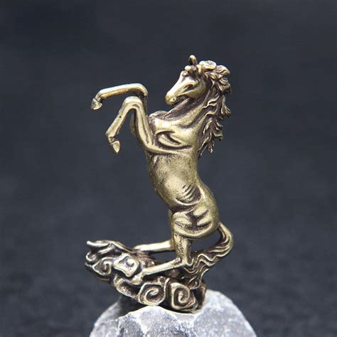 Buy LANGXIANGART Brass Animal Figurines,Pure Copper Zodiac Solid Horse