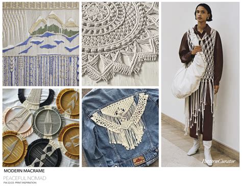 pattern curator trend service modern macrame
