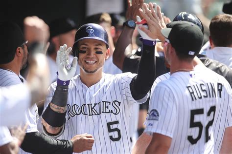Carlos Gonzalez Is The Colorado Rockies Leader Now Purple Row