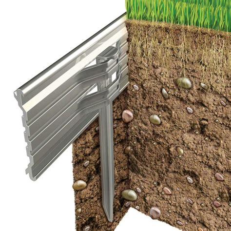 Pavetuf Heavy Duty Aluminium Garden Edge Edging