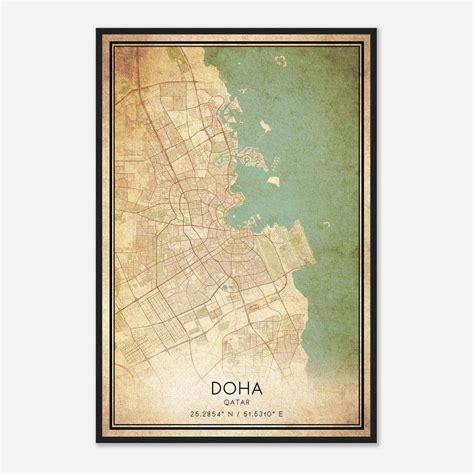 Doha - Custom Maps & Posters