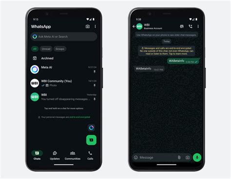 whatsapp deeper dark theme coming  reduce eye strain  glare