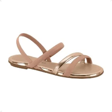 Sandália Beira Rio 8367 641 Nude ouro Rosado Parcelamento sem juros