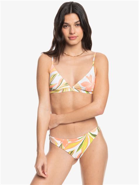 Printed Beach Classics Conjunto De Bikini Triangular Para Mujer Roxy