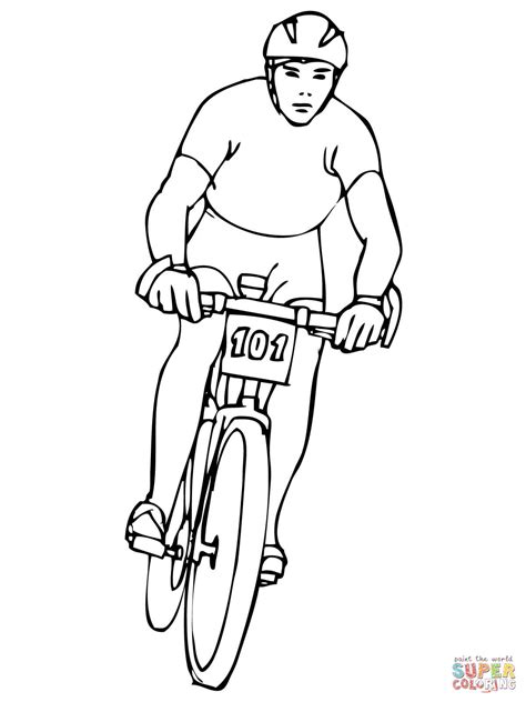 Bike Printable Coloring Pages